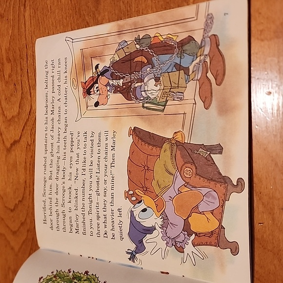 Vintage Disney Mickey's Christmas Carol Book - Picture 6 of 8